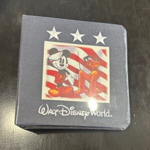 Disney World Blue Photo Album with Mickey and Minnie